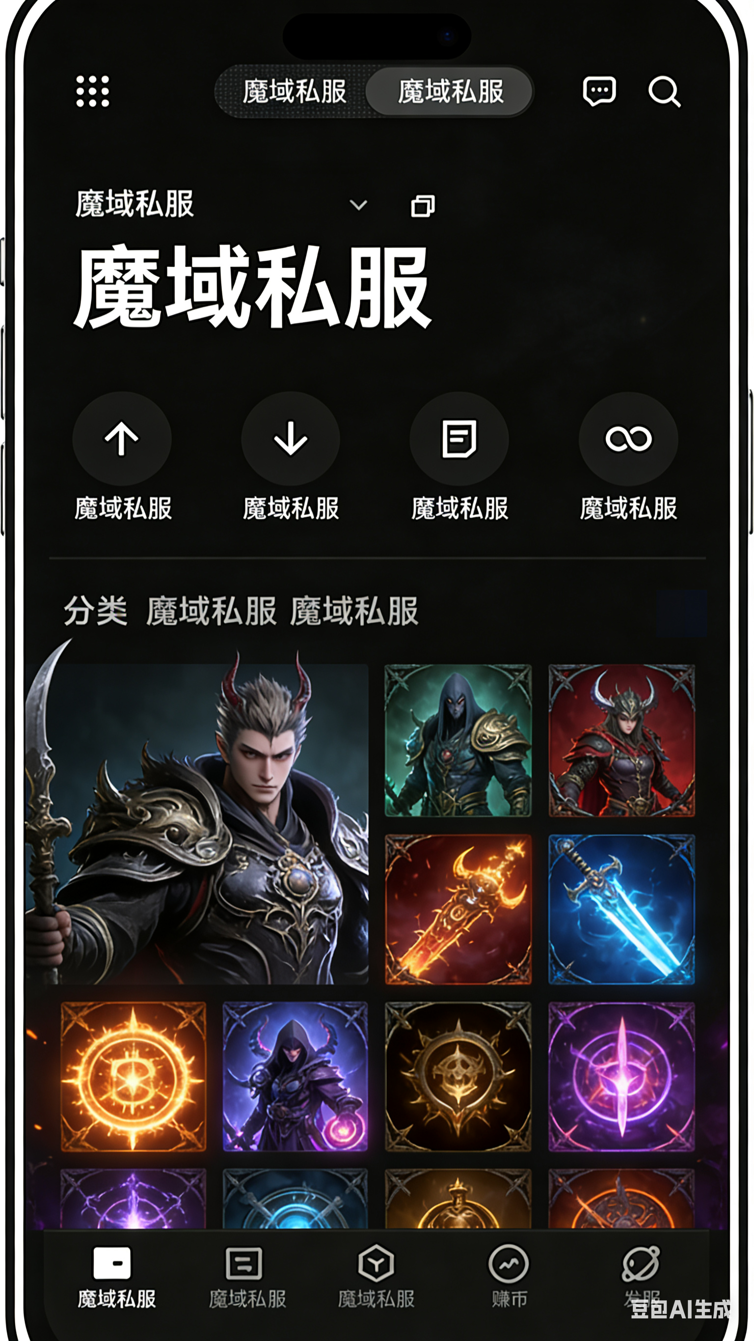 魔域SF拾取过滤设置界面